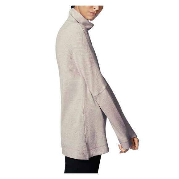 B NEW YORK Womens Light Purple Waffle-knit Long Sleeve Turtle Neck Top Size: S - Picture 3 of 4